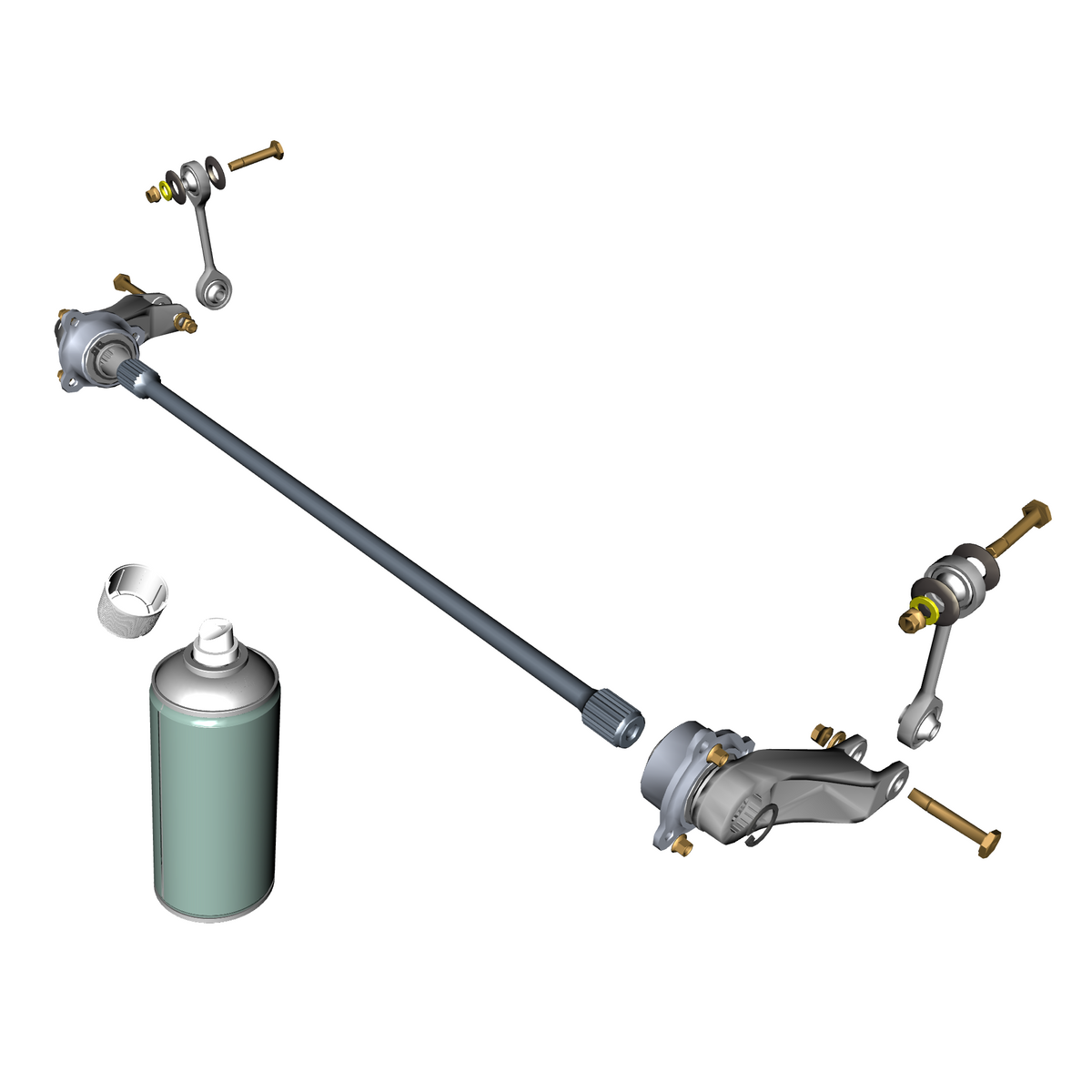 car: VALKYRIE,item_no: nan,quantity: 2,reference: VALKYRIE_PartsCatalogue-040204-10 Rear Stabiliser