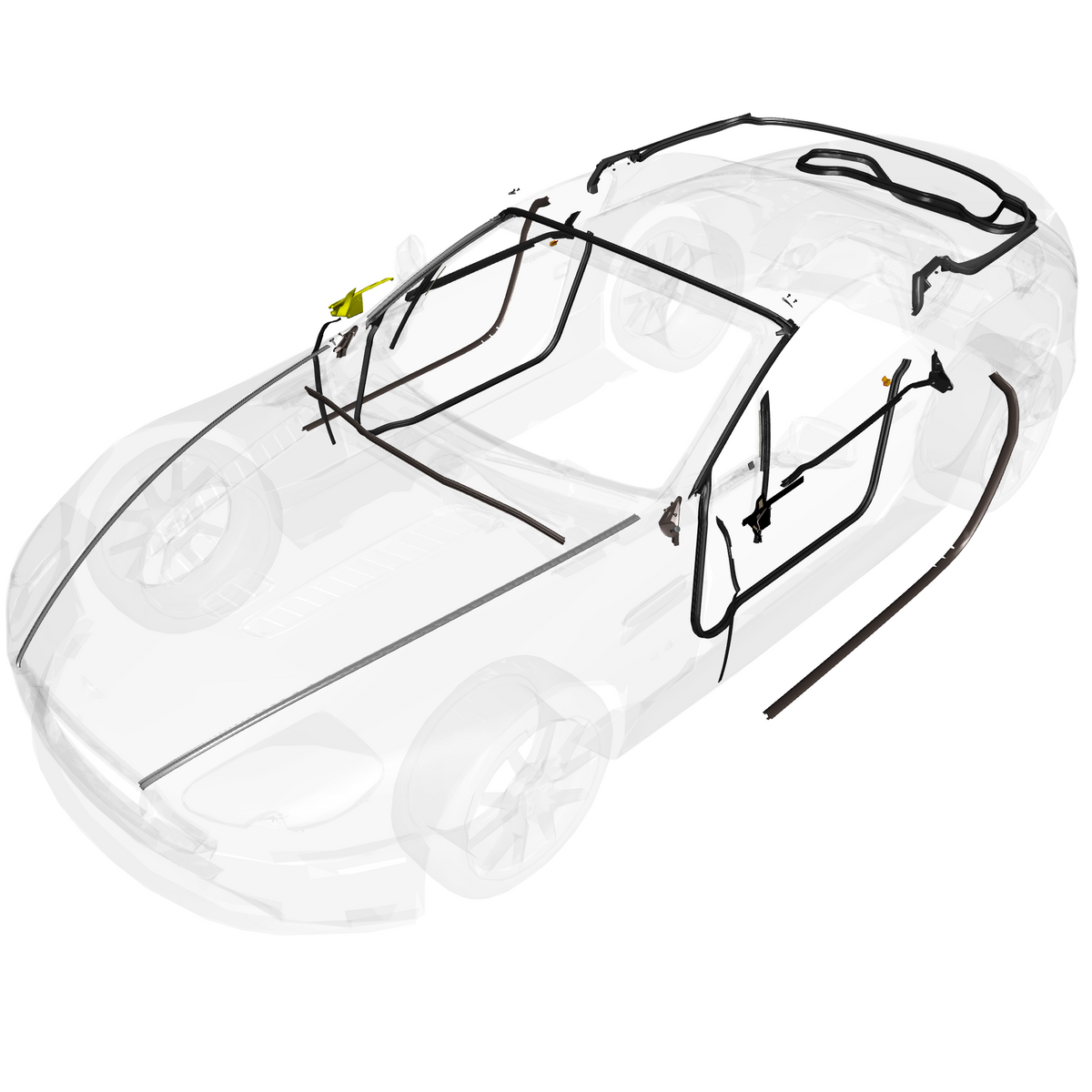 car:VANTAGE V12S,item_no:,quantity:1,reference:VANTAGE_V12S_PartsCatalogue-010702-B2 Dynamic Weatherstrips