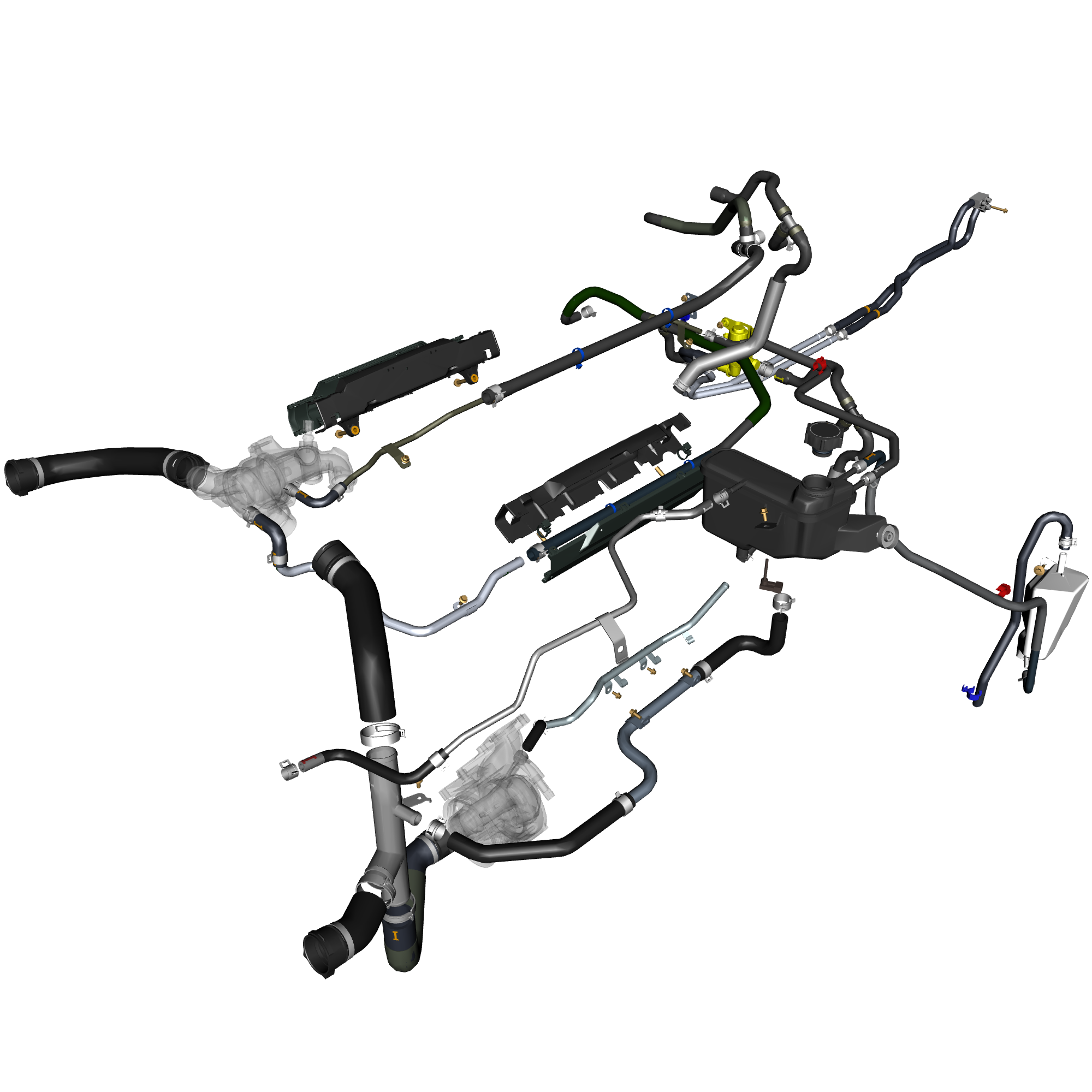 car: TARAF,item_no: nan,quantity: 1,reference: TARAF_PartsCatalogue-030300-01 Coolant Hoses & Reservoir