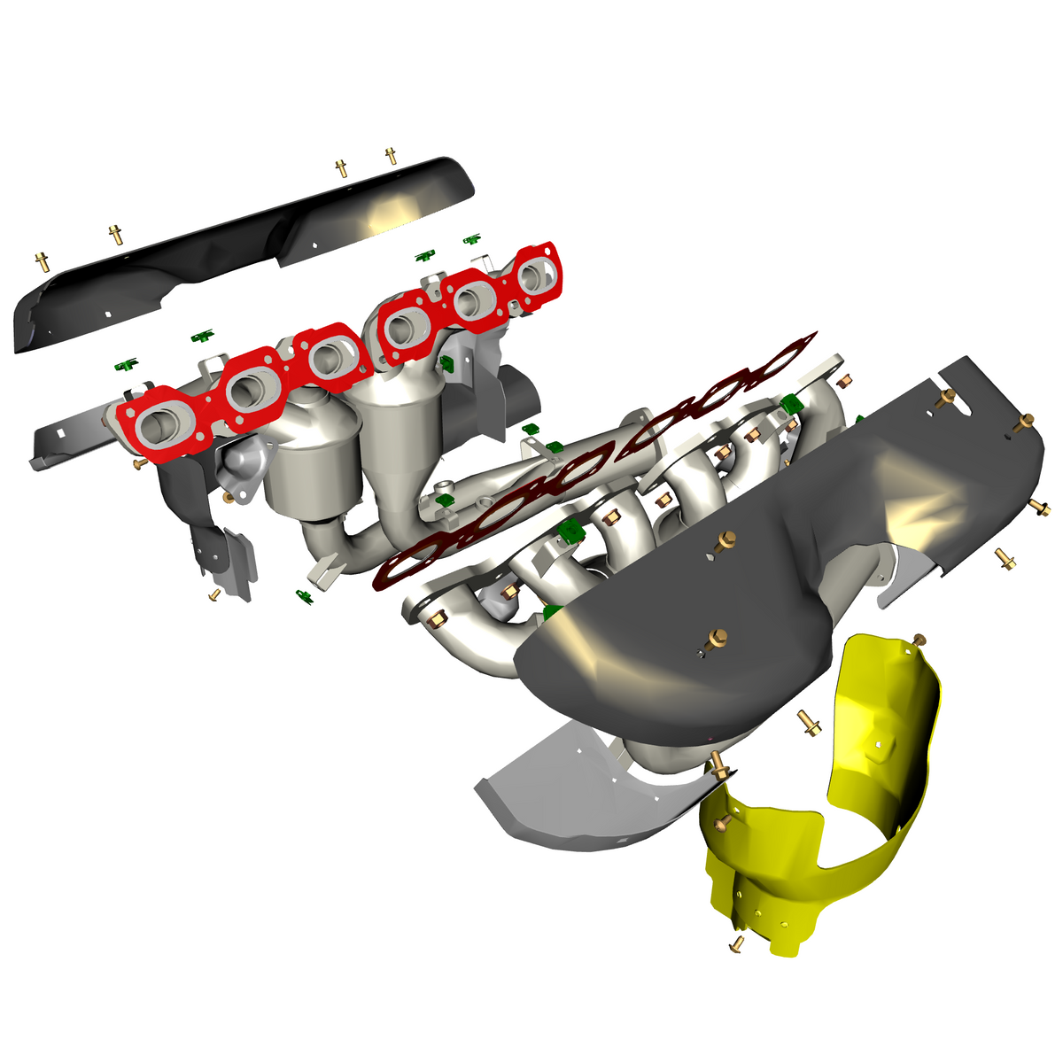 car: TARAF,item_no: nan,quantity: 1,reference: TARAF_PartsCatalogue-030101-01 Exhaust Manifolds