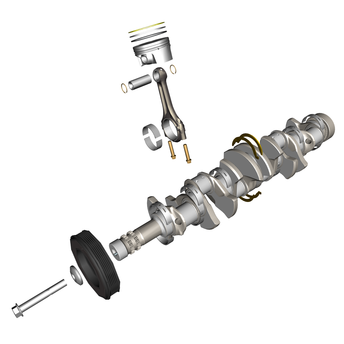 car: DBR22,item_no: nan,quantity: 12,reference: DBR22_PartsCatalogue-032103-60 Crankshaft & Pistons