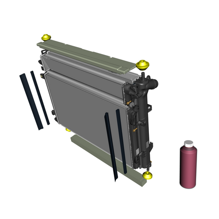 car: DBX,item_no: nan,quantity: 4,reference: DBX_PartsCatalogue-530201-10 Central Radiator Pack