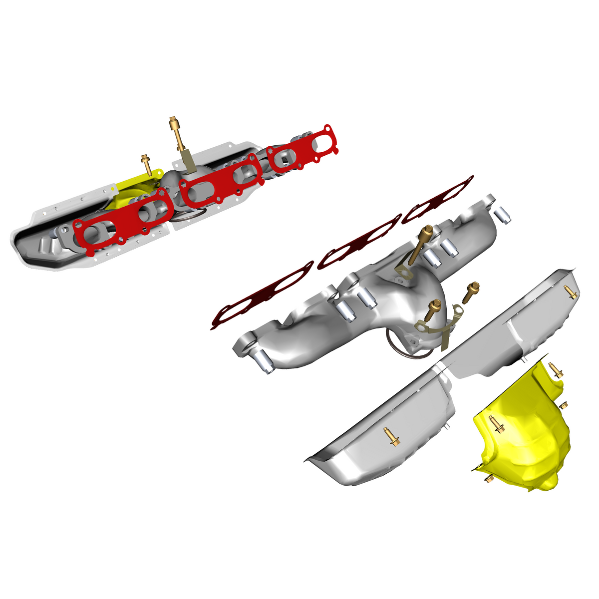 car: DBR22,item_no: nan,quantity: 2,reference: DBR22_PartsCatalogue-032103-20 Exhaust Manifolds