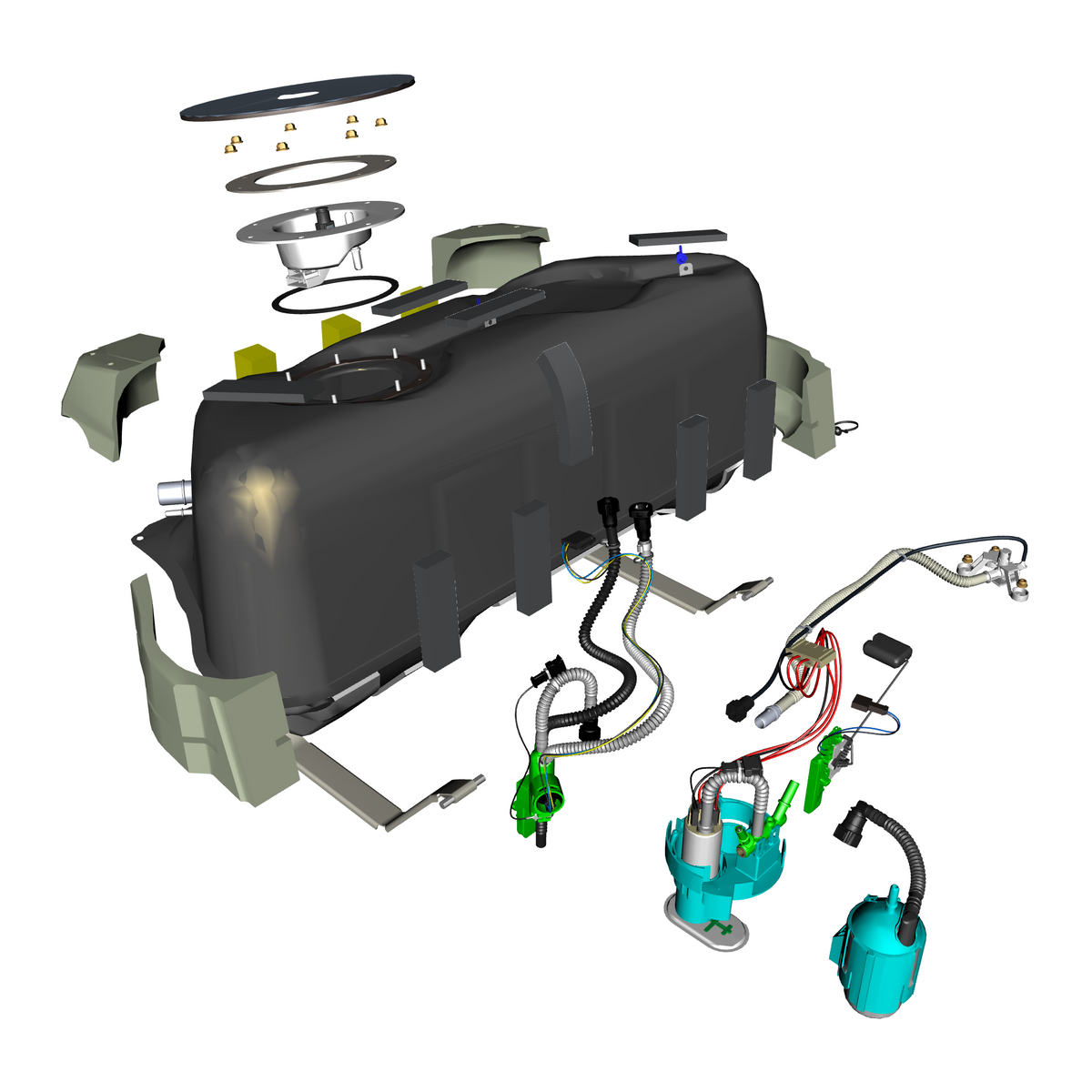 car:vanquish,item_no:,quantity:3,reference:vanquish_25_partscatalogue-100101 fuel tank assembly