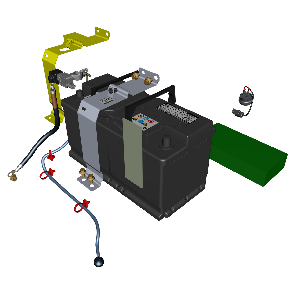 car:VANTAGE,item_no:,quantity:1,reference:VANTAGE_19_PartsCatalogue-140100-10 Service Battery