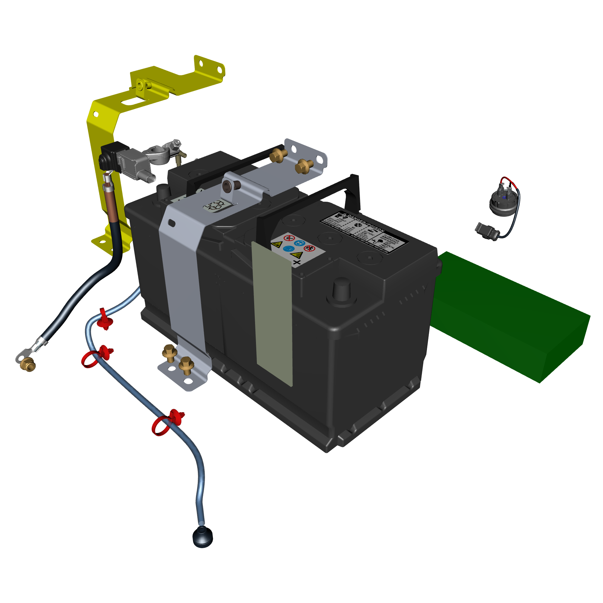 car:VANTAGE,item_no:,quantity:1,reference:VANTAGE_19_PartsCatalogue-140100-10 Service Battery