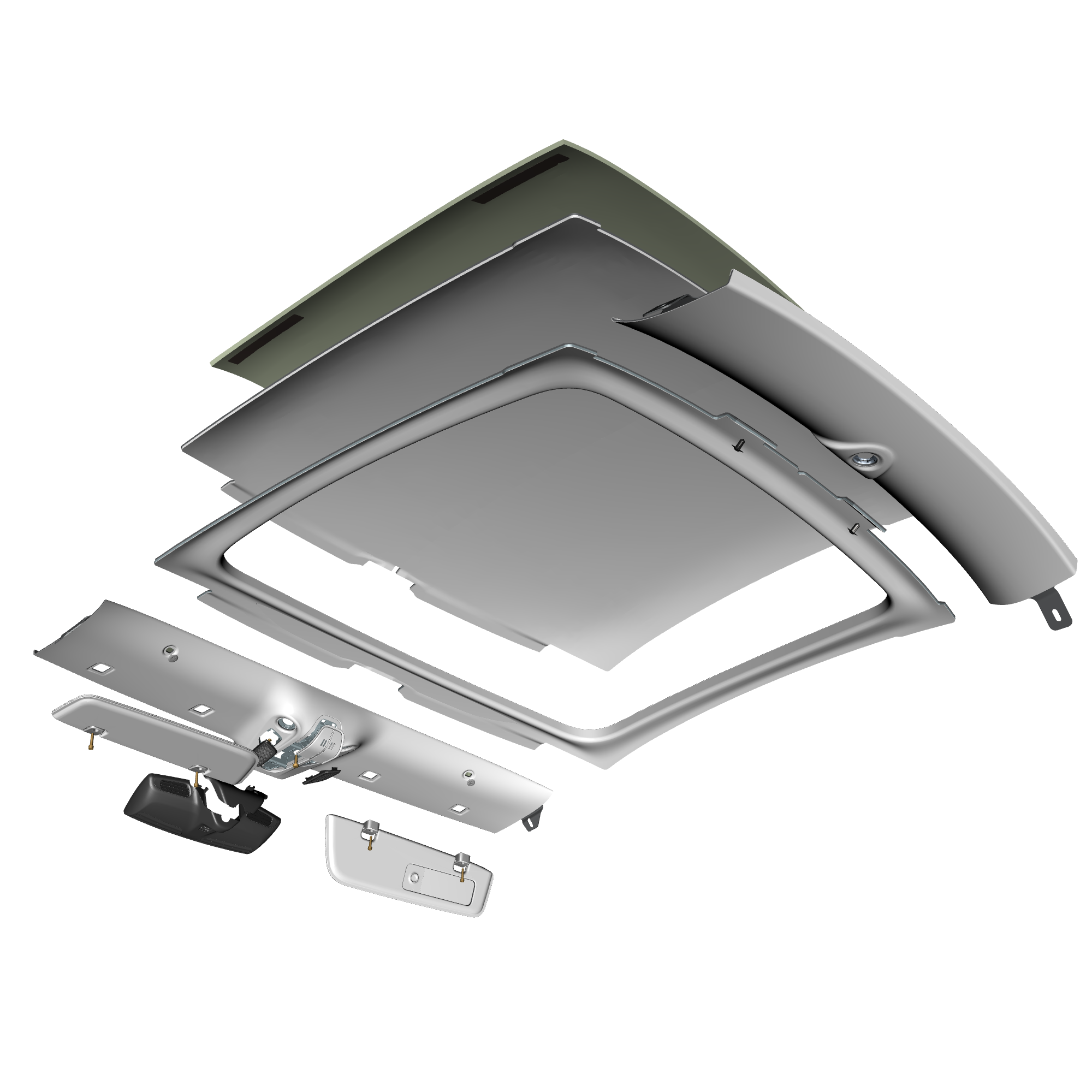 car: VANQUISH,item_no: nan,quantity: 1,reference: VANQUISH_25_PartsCatalogue-010503 Headliner Assembly