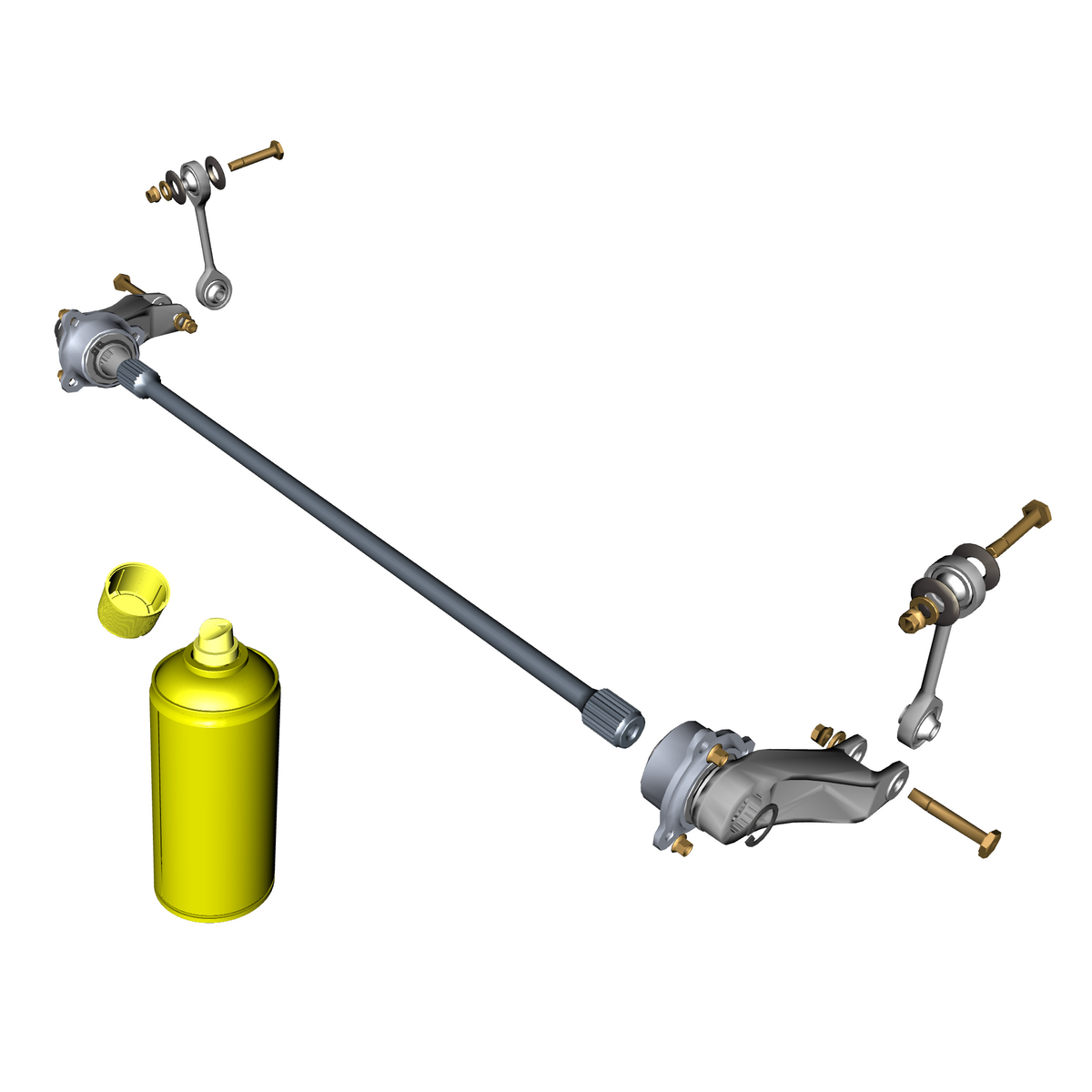 car: VALKYRIE,item_no: nan,quantity: A/R,reference: VALKYRIE_PartsCatalogue-040204-10 Rear Stabiliser