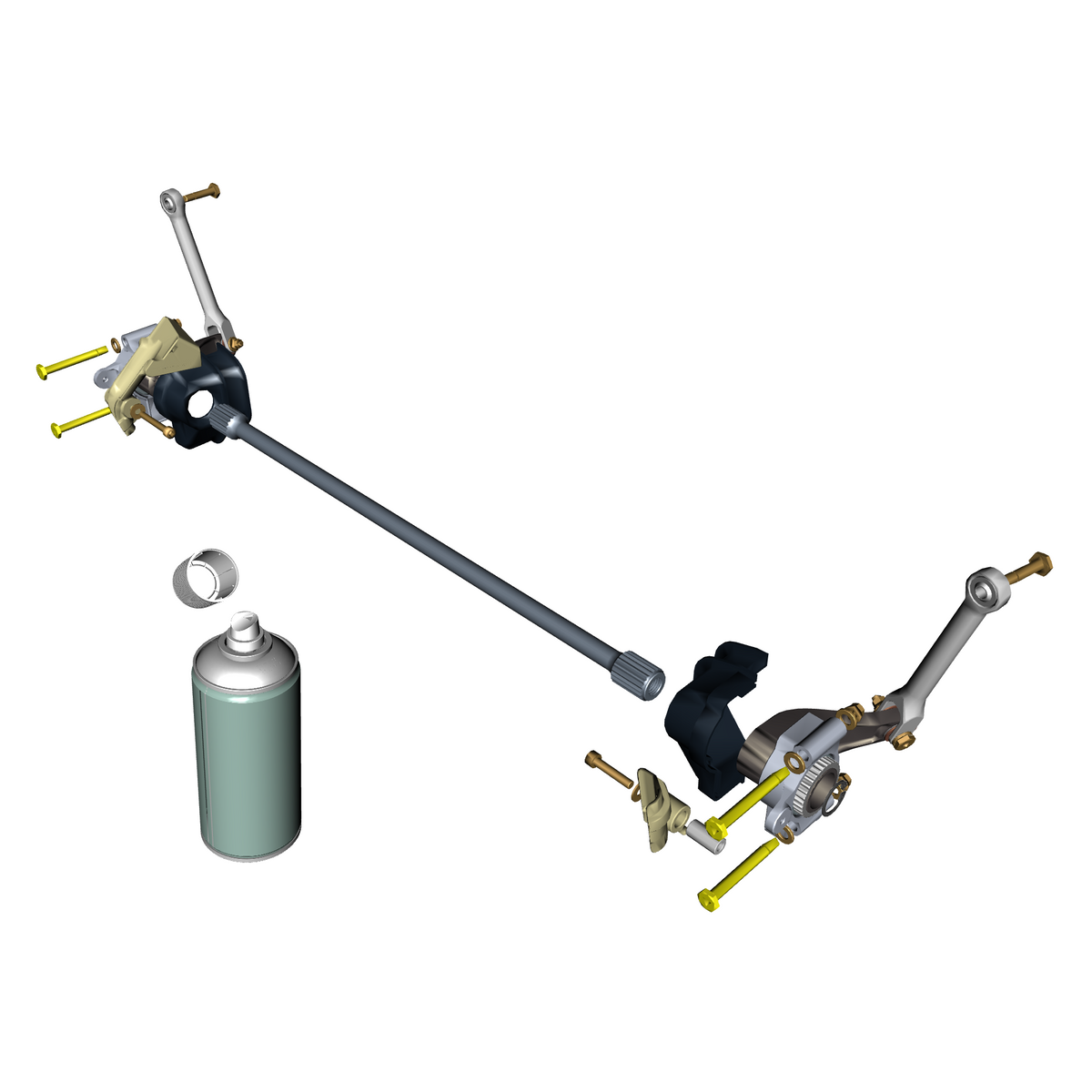 car: VALKYRIE,item_no: nan,quantity: 4,reference: VALKYRIE_PartsCatalogue-040104-10 Front Stabiliser