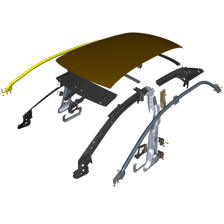 car: TARAF,item_no: nan,quantity: 1,reference: TARAF_PartsCatalogue-010104-01 Roof and Cross Member