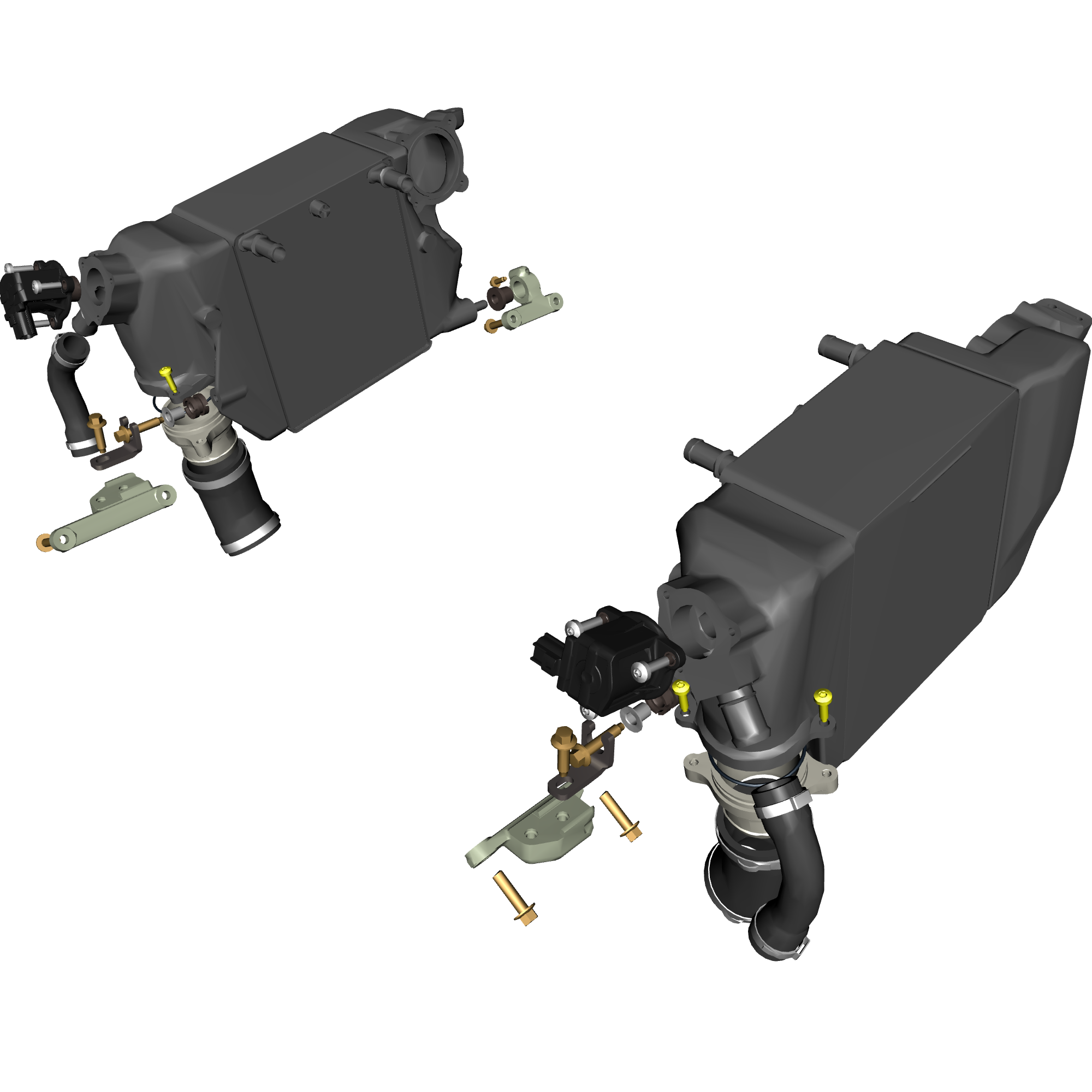 car:DB11,item_no:,quantity:4,reference:DB11_PartsCatalogue-031202-10 2 Piece Charge Air Cooler -> 18MY