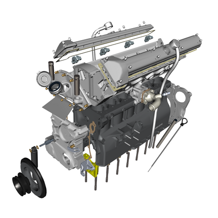 car:db5 gf,item_no:,quantity:1,reference:db5gf_partscatalogue-031600-10 engine structure