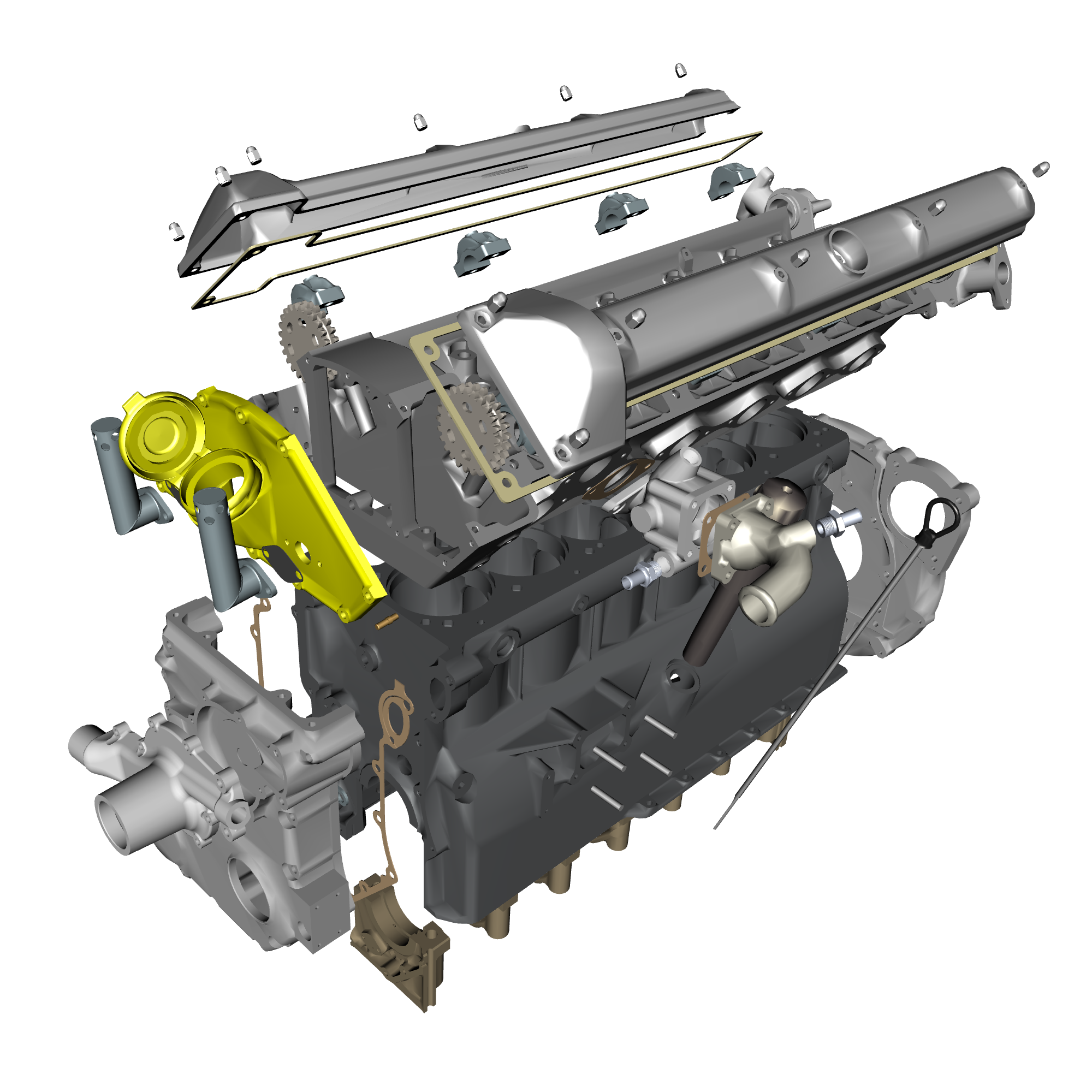 car: DB4 GTZ,item_no: nan,quantity: 1,reference: DB4GTZ_PartsCatalogue-032103-10 Engine Structure