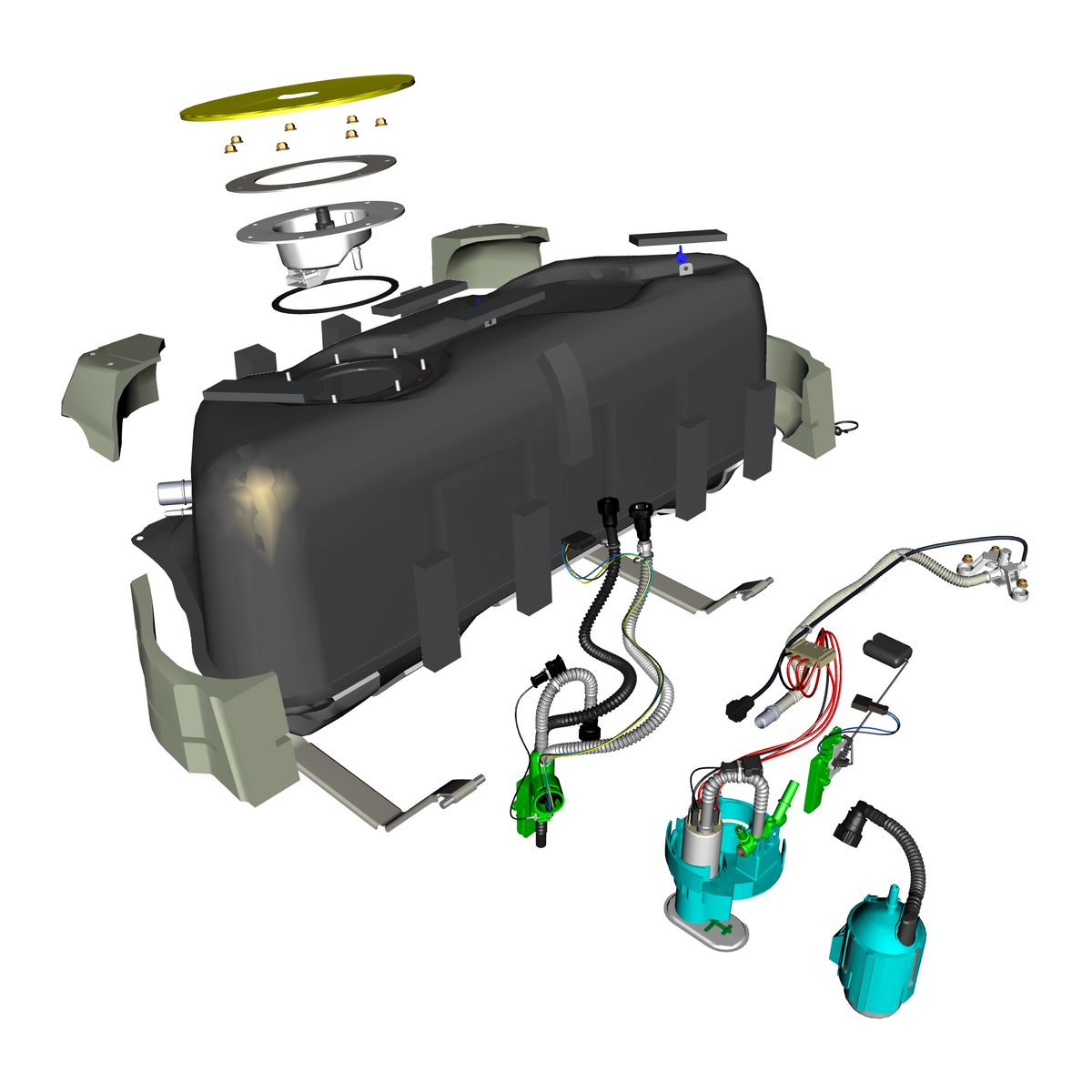 car:vanquish,item_no:,quantity:1,reference:vanquish_25_partscatalogue-100101 fuel tank assembly