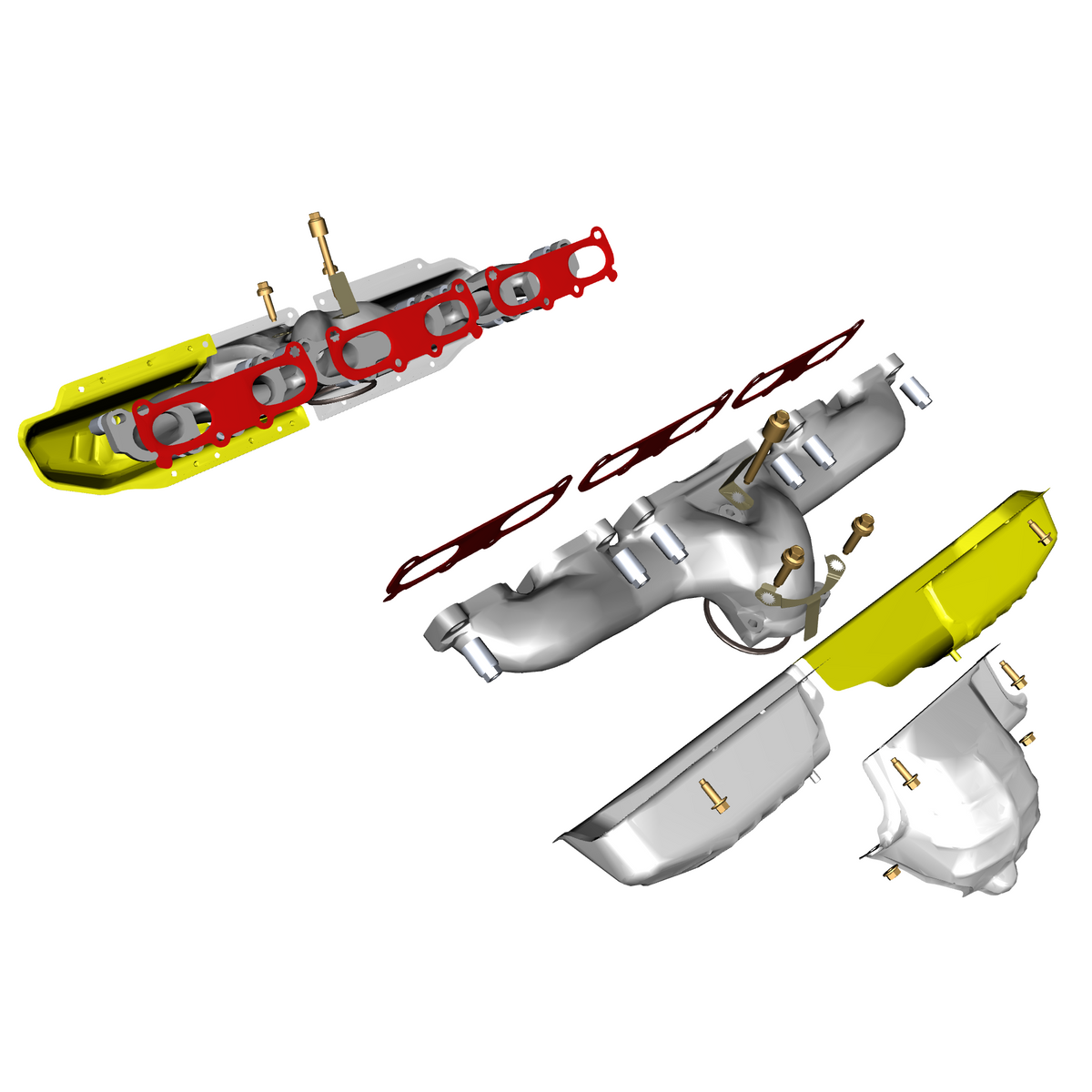 car: DBR22,item_no: nan,quantity: 2,reference: DBR22_PartsCatalogue-032103-20 Exhaust Manifolds