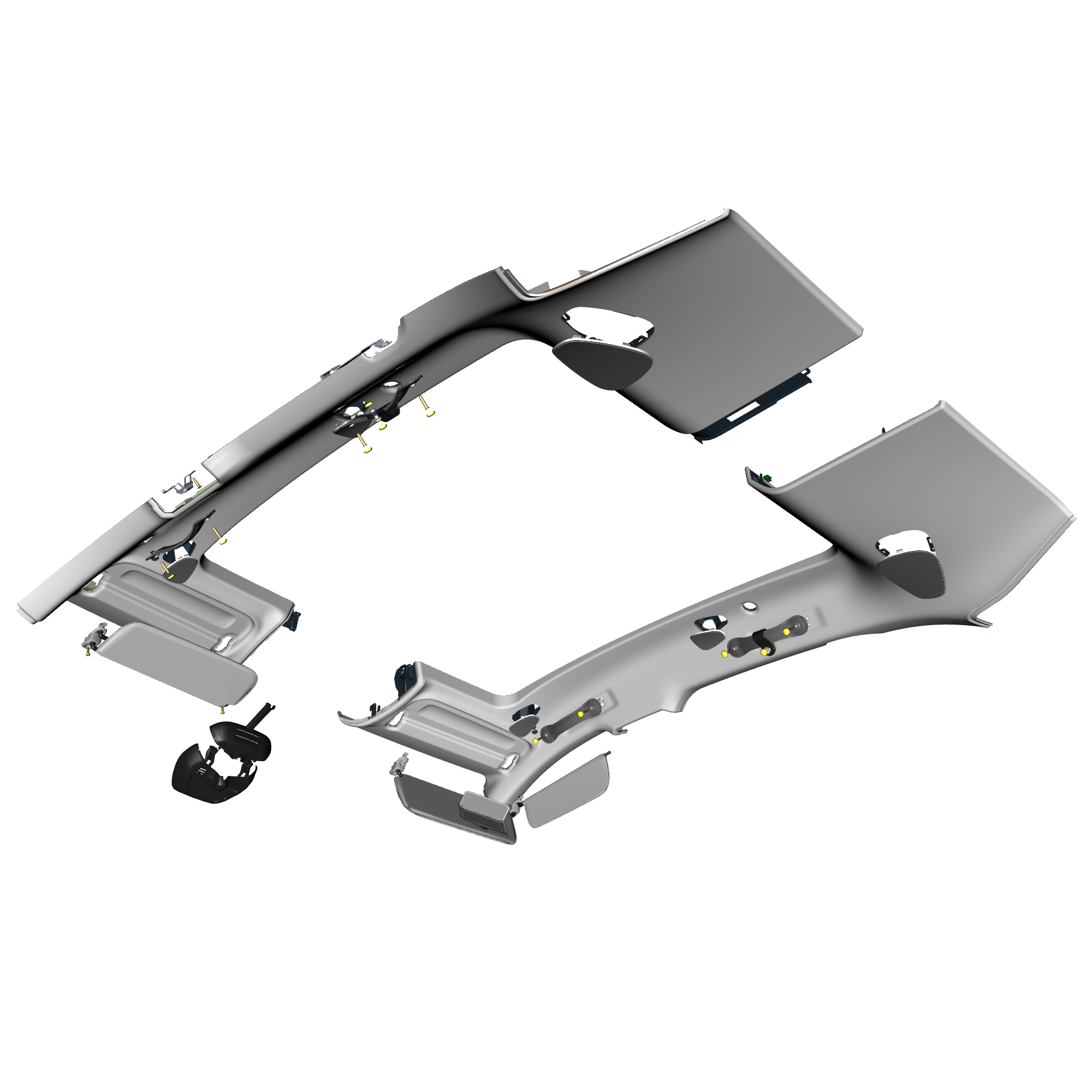 car:DBX,item_no:,quantity:12.0,reference:DBX_PartsCatalogue-300403 Headliner Assembly
