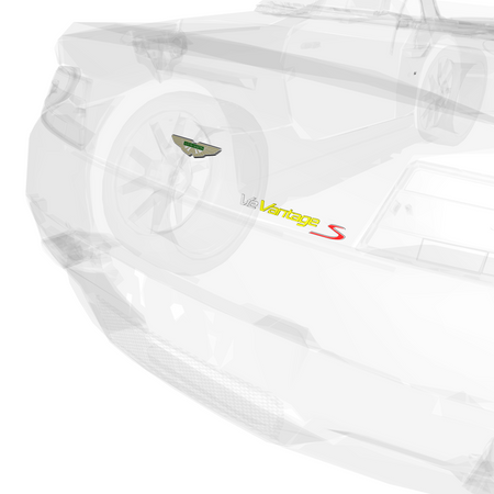 car: VANTAGE V12S,item_no: nan,quantity: 1,reference: VANTAGE_V12S_PartsCatalogue-010809-01 Badging