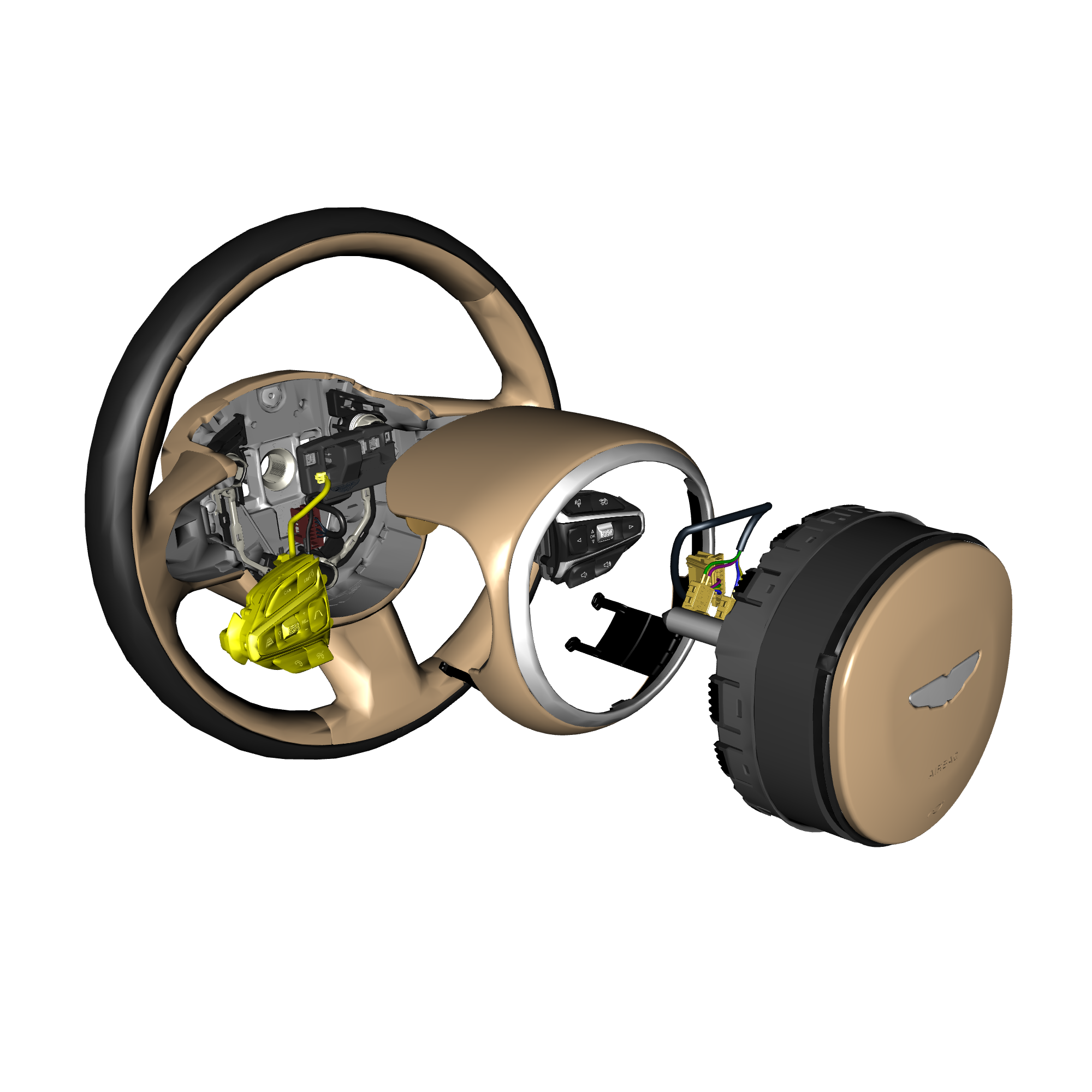 car: DBX,item_no: nan,quantity: 1,reference: DBX_PartsCatalogue-230500 Steering Wheel