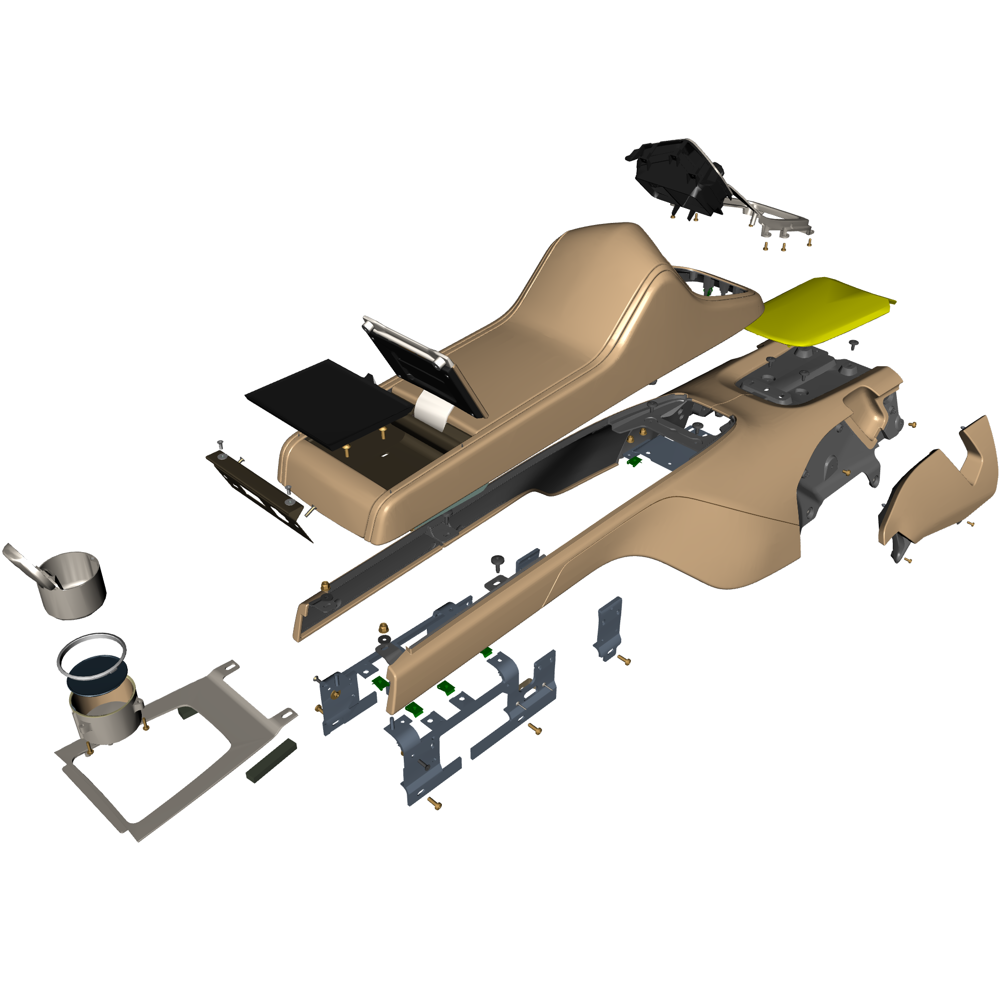 car: TARAF,item_no: nan,quantity: 1,reference: TARAF_PartsCatalogue-011241-01 Rear Console
