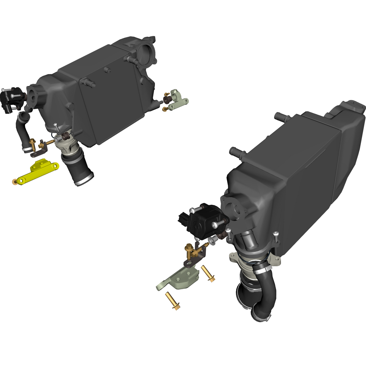 car: DB11,item_no: nan,quantity: 1,reference: DB11_PartsCatalogue-031202-10 2 Piece Charge Air Cooler -> 18MY