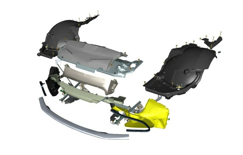 AUXILIARY REAR AIR DUCT - LEFT