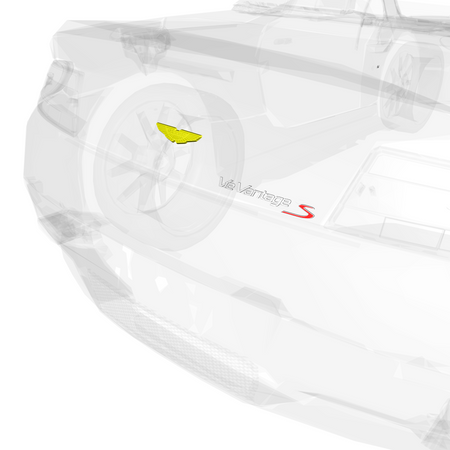 car: VANTAGE V12S,item_no: nan,quantity: 2,reference: VANTAGE_V12S_PartsCatalogue-010809-01 Badging