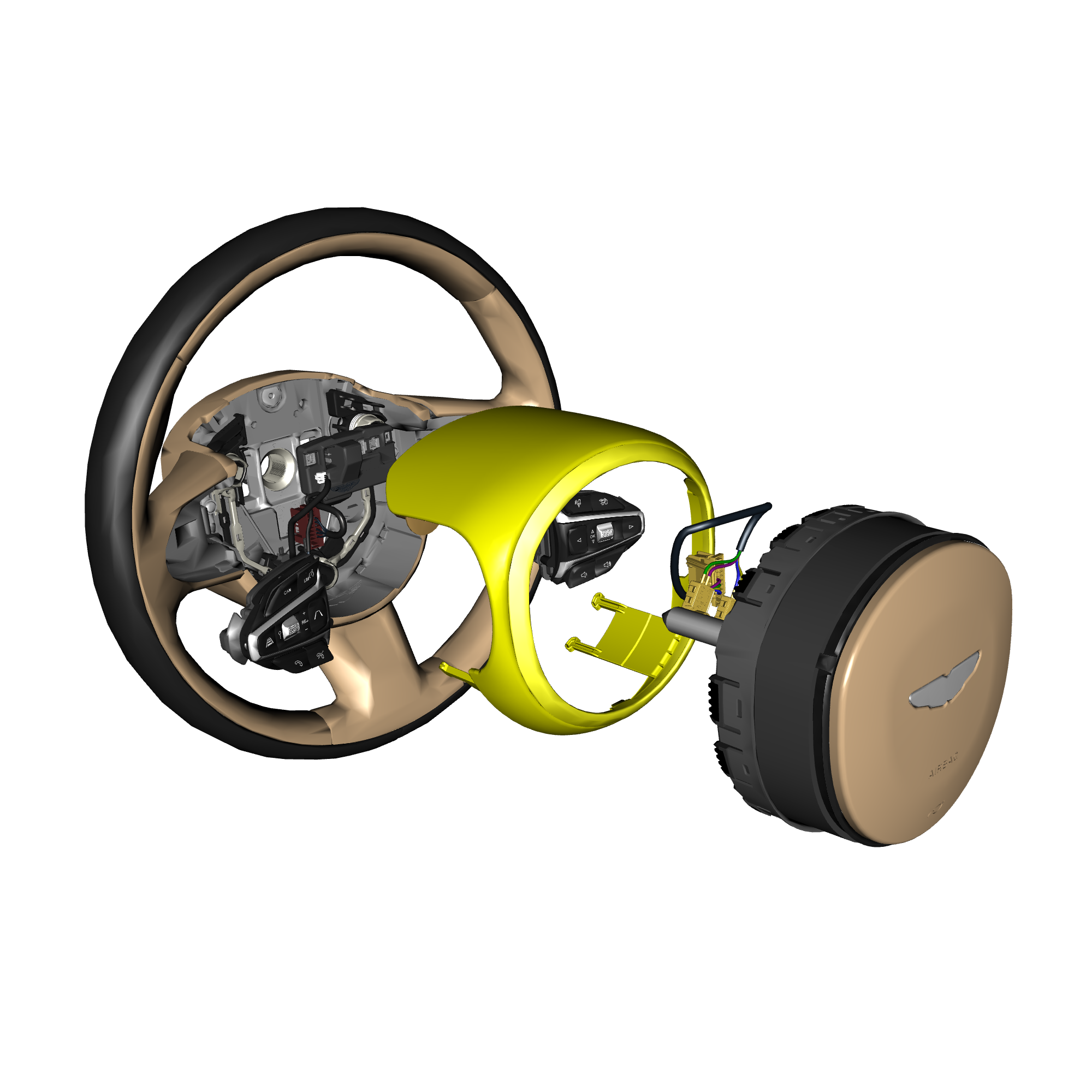 car: DBX,item_no: nan,quantity: 1,reference: DBX_PartsCatalogue-230500 Steering Wheel