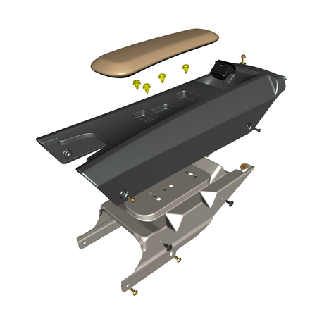 car:VANTAGE V12S,item_no:,quantity:4.0,reference:VANTAGE_V12S_PartsCatalogue-011233-10 Console Panel Armrest - Coupe