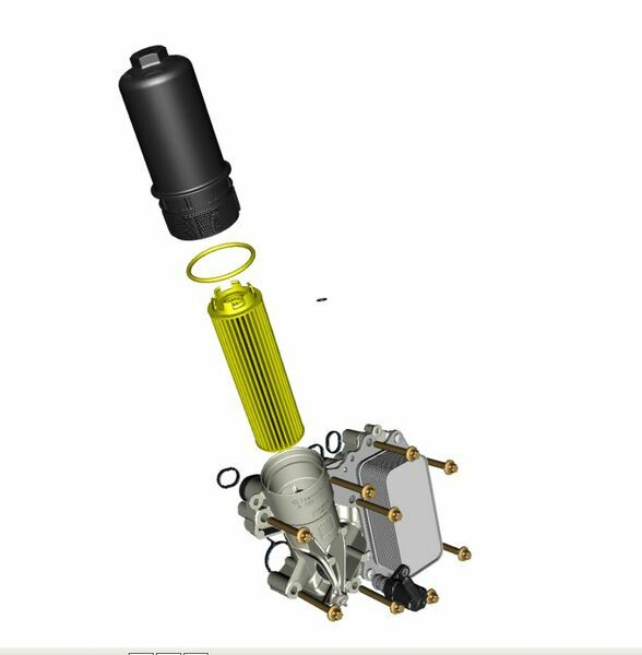 Image of OIL FILTER AND SEAL - 6 CYLINDER ENGINE