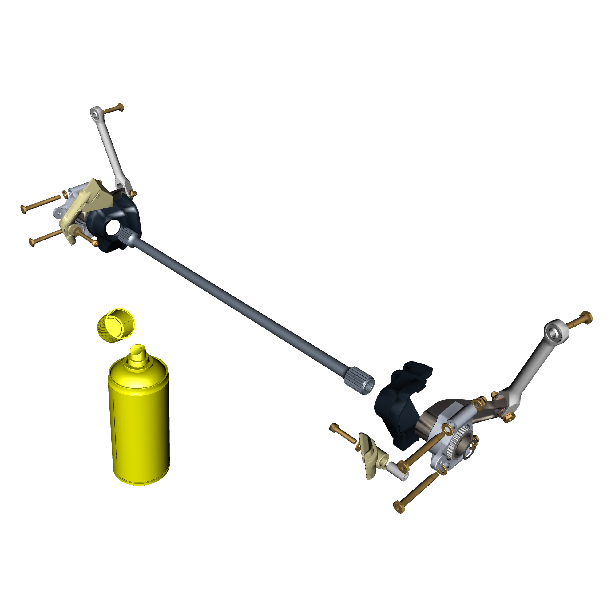 car: VALKYRIE,item_no: nan,quantity: A/R,reference: VALKYRIE_PartsCatalogue-040104-10 Front Stabiliser