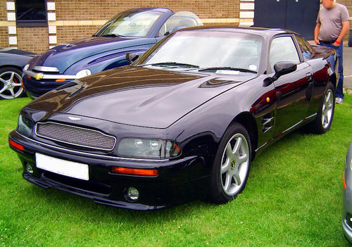 1997 Aston Martin V8 Coupé - albeit first registered in 2002
Source	Aston Martin V8 Coupe
Author	Ed Callow;
Cropped and plates anonymized by uploader Mr.choppers