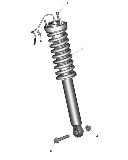 Image of FRONT SUSPENSION SHOCK FLANGE NUT M14
