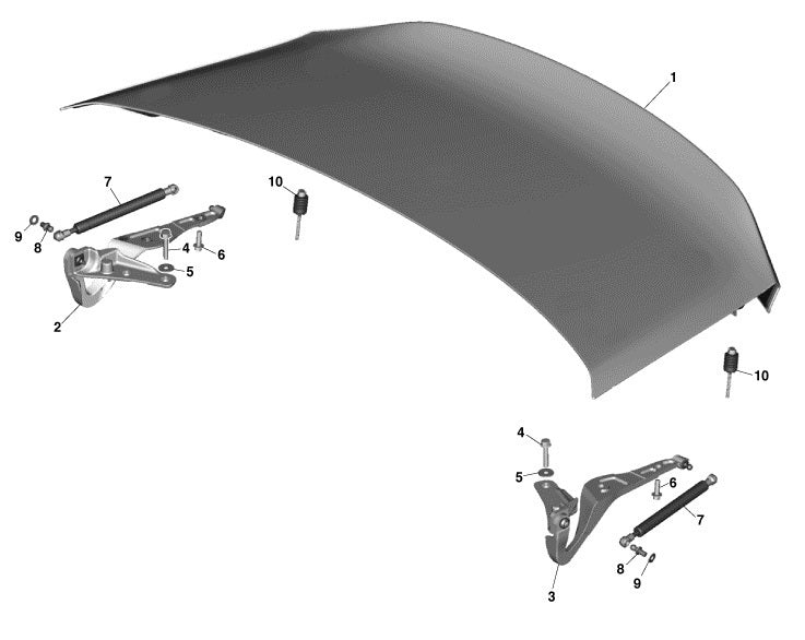 ROADSTER TRUNK BOOT LID