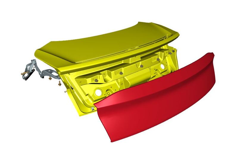 Image of DECKLID  TRUNK LID ASSEMBLY - COUPE