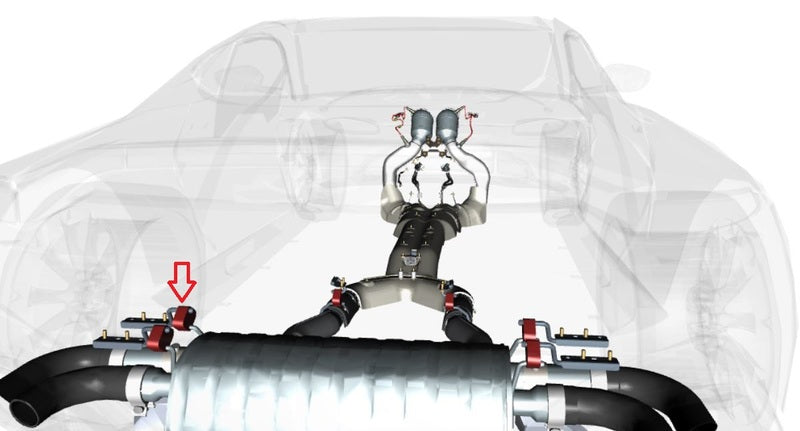Image of REAR EXHAUST MUFFLER MOUNTING RUBBER