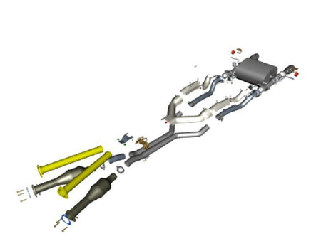 Image of TITANIUM EXHAUST PIPE UNDERFLOOR
