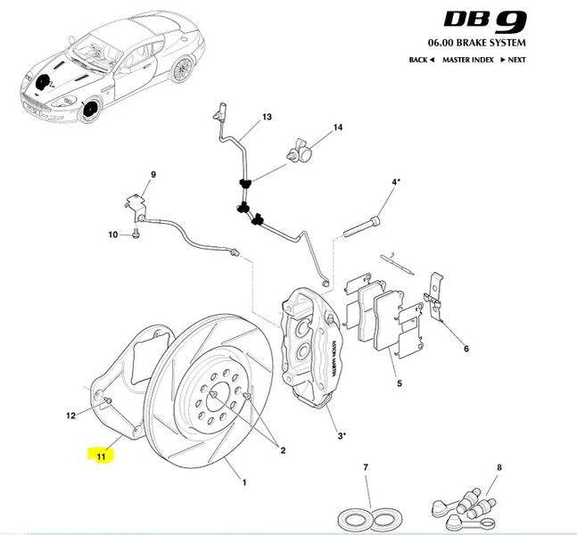 Image of LEFT FRONT BRAKE DISC SHIELD