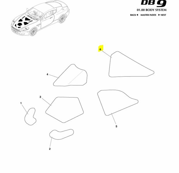 Image of REAR BONNET HOOD INSULATION PAD