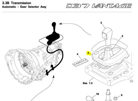 Image of GEAR SELECTOR SURROUND PRND