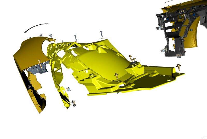RIGHT FRONT INNER WING FENDER  CARRIER