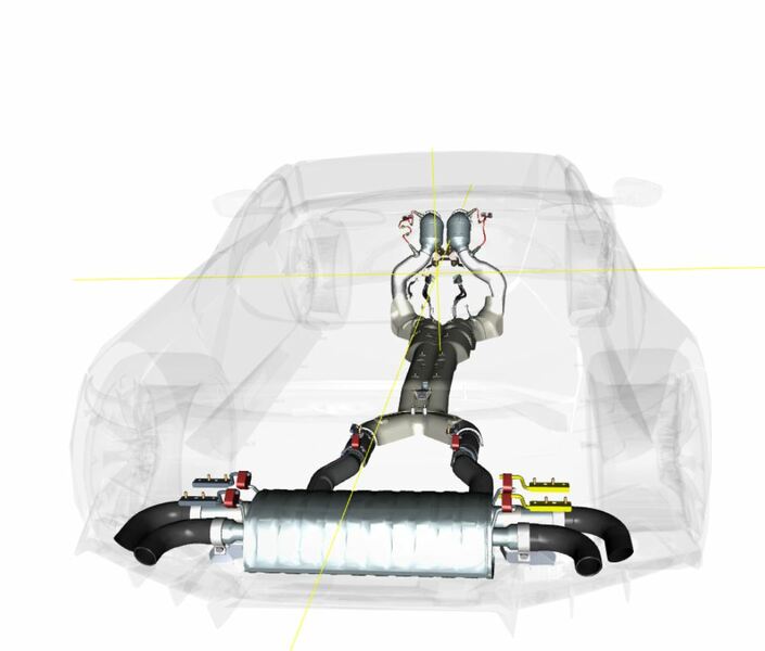 Image of RIGHT HAND REAR EXHAUST HANGER BRACKET