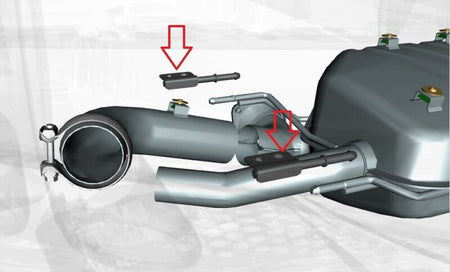 Image of LEFT HAND EXHAUST MOUNTING BRACKET