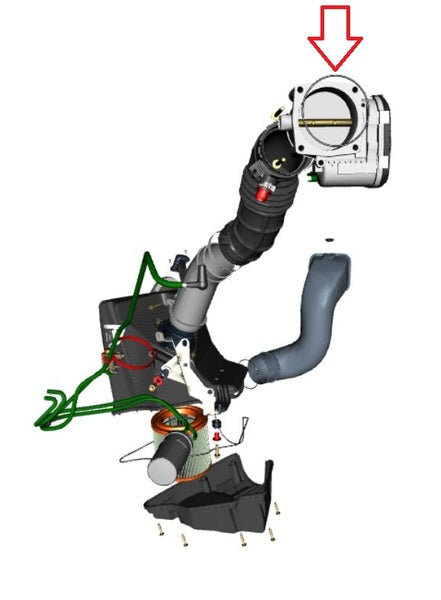 Image of THROTTLE BODY ASSEMBLY