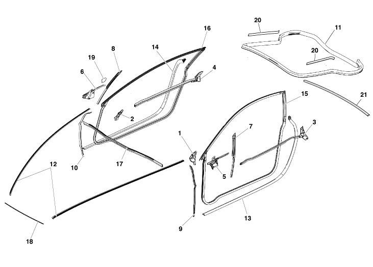 Image of LUGGAGE BOOT COMPARTMENT SEAL