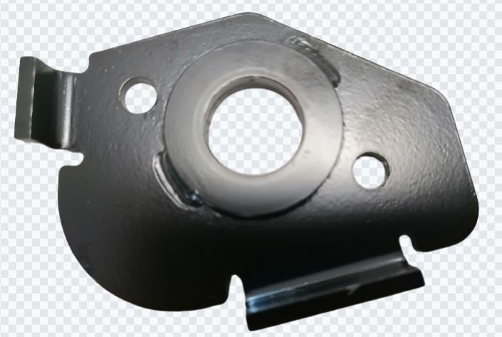Image of LEFT HAND FRONT SEAT BELT PRETENTIONER BRACKET RHD