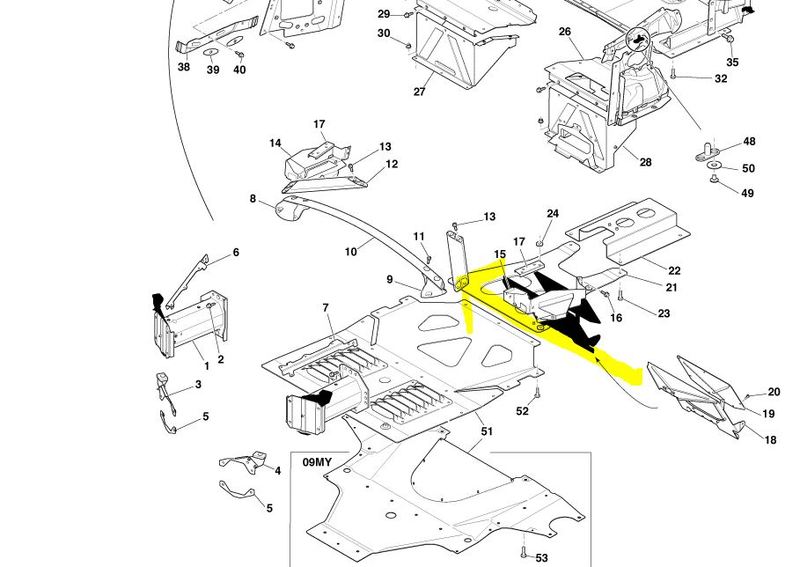 Image of LEFT HAND CRASH BRACE BRACKET