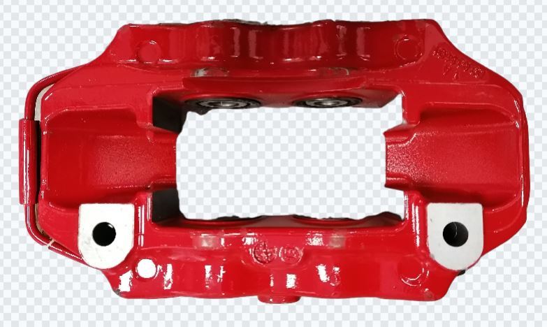 Image of REAR CALIPER BREMBO RED LEFT SIDE