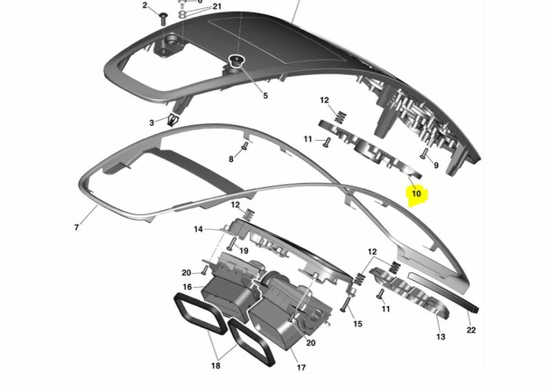 Image of SWITCH CARRIER HOLDER FOR AUTO GEARBOX AUTO TRANSMISSION SWITCHES