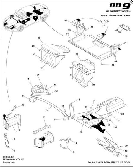 Image of PANEL REAR SEAT HEEL BOARD LEFT