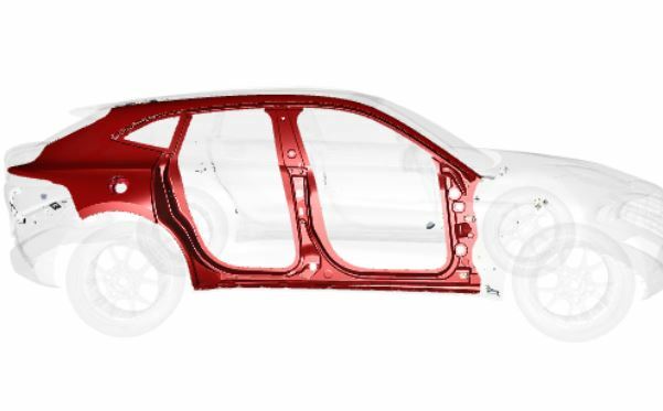 Image of RIGHT HAND SIDE BODY FRAME